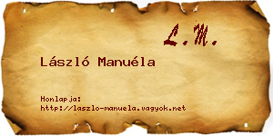 László Manuéla névjegykártya